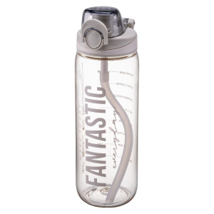 Butelka sportowa TRITAN DOUBLE 630ml krem